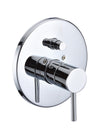 ALFI brand AB1701-PC Polished Chrome Pressure Balanced Round Shower Mixer with Diverter, Brass