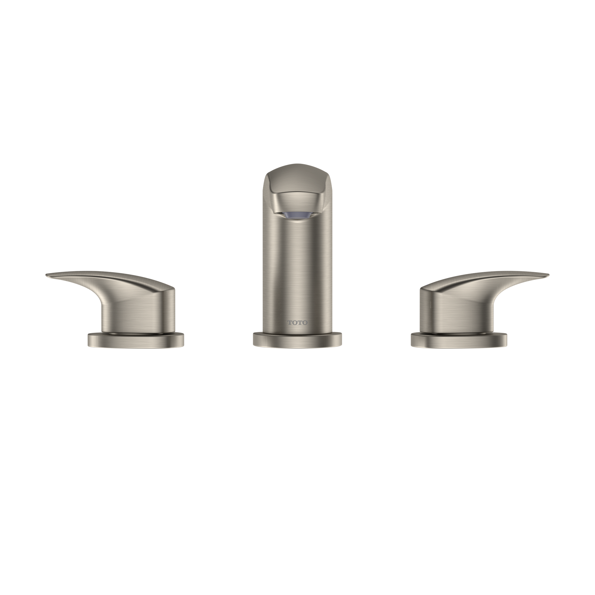 TOTO GM 1.2 GPM Two Handle Widespread Bathroom Sink Faucet, Brushed Nickel, Brass, TLG09201U#BN