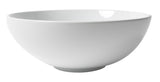 ALFI brand 15.13" x 15.13" Round Above Mount Porcelain Bathroom Sink, White, No Faucet Hole, ABC905