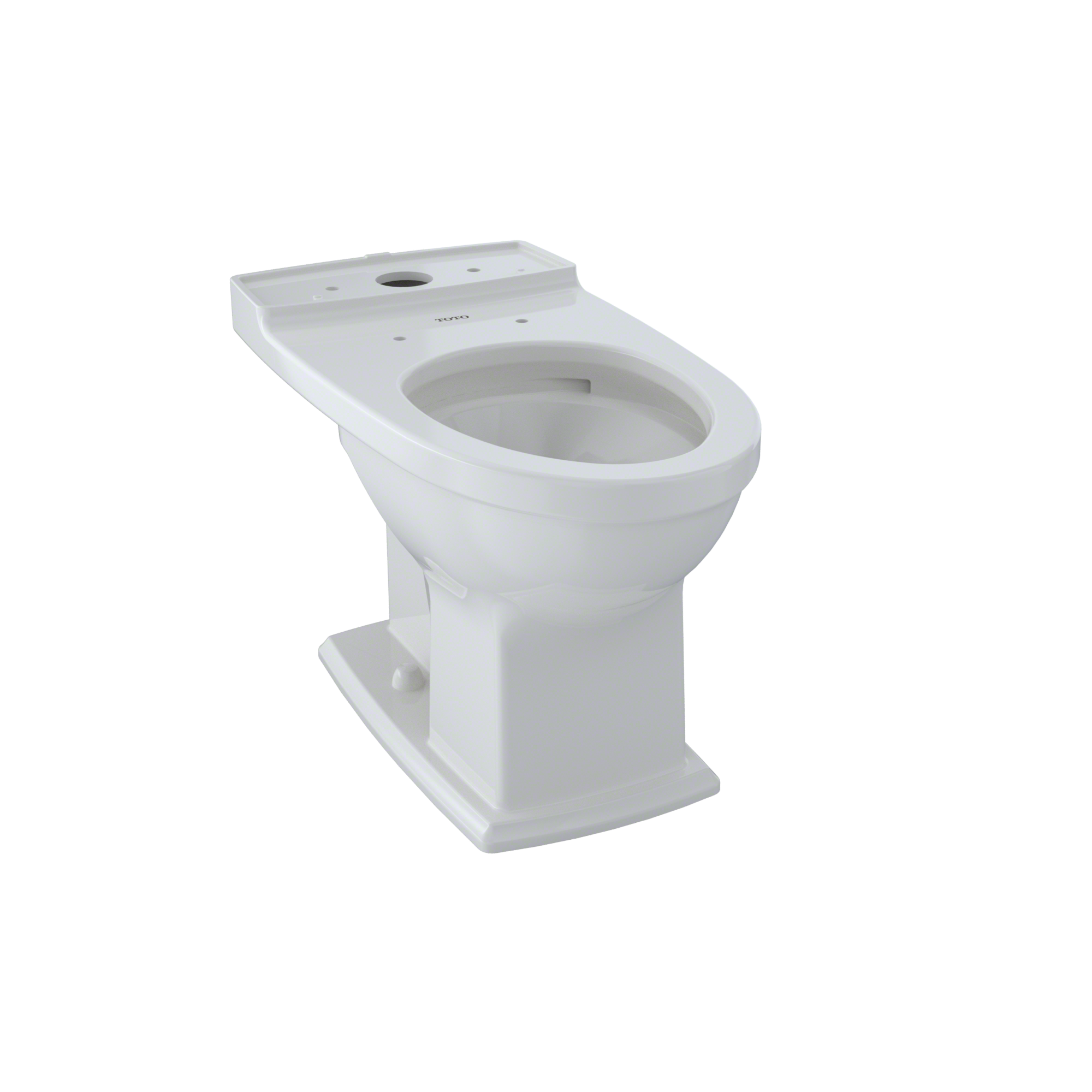 TOTO Connelly Universal Height Elongated Toilet Bowl with CEFIONTECT, Colonial White, Vitreous China, CT494CEFG#11