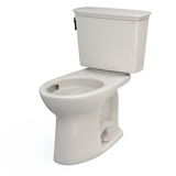 TOTO Drake Transitional Two-Piece Elongated 1.28 GPF Universal Height TORNADO FLUSH Toilet with CEFIONTECT, Sedona Beige, Vitreous China, CST786CEFG#12