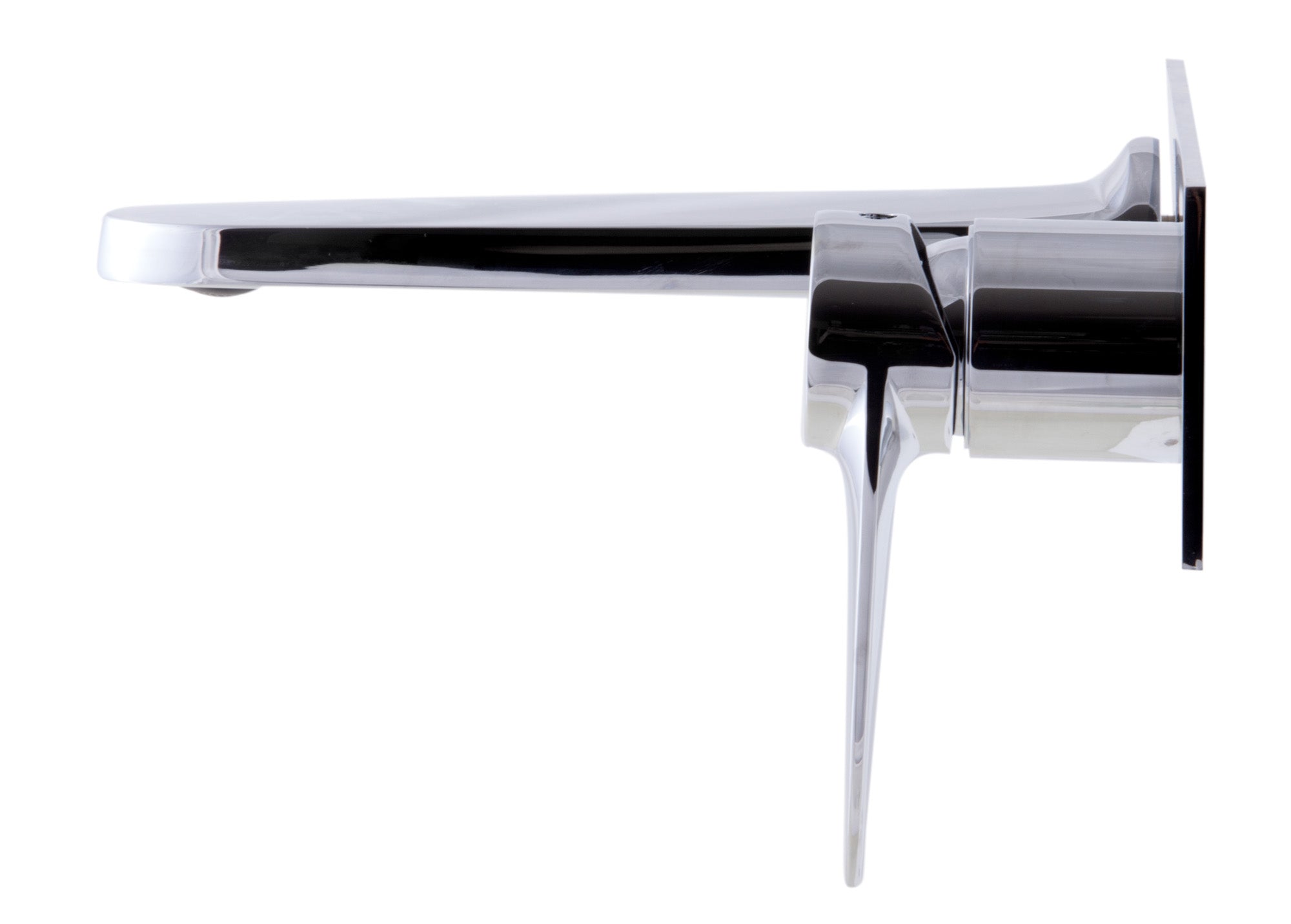 ALFI Polished Chrome Wall Mounted Modern Bathroom Faucet, AB1772-PC