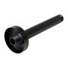 Alternate Image for ALFI brand ABSA6R-BM Black Matte 6" Round Ceiling Shower Arm, Brass