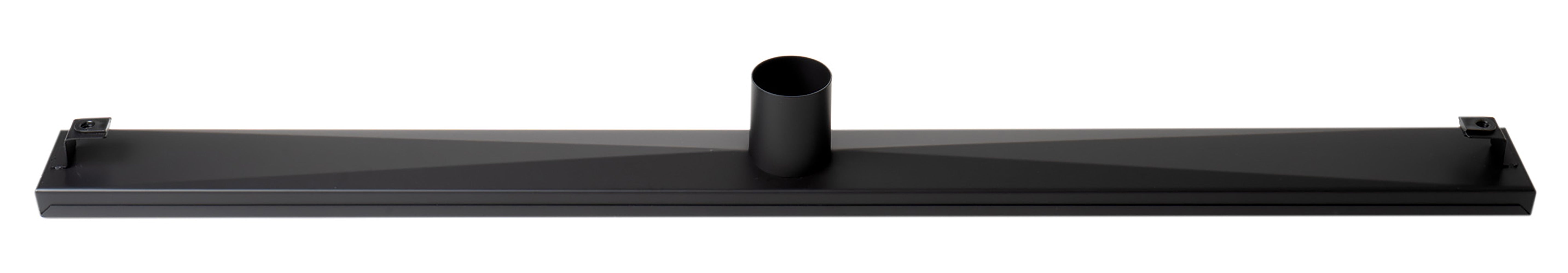 ALFI brand ABLD36B-BM 36" Black Matte Stainless Steel Linear Shower Drain with Solid Cover
