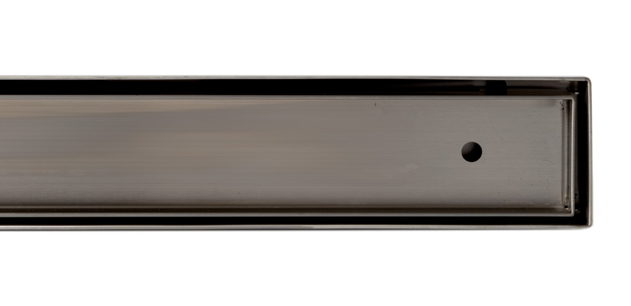 ALFI brand ABLD59A 59" Stainless Steel Linear Shower Drain with No Cover, Grey
