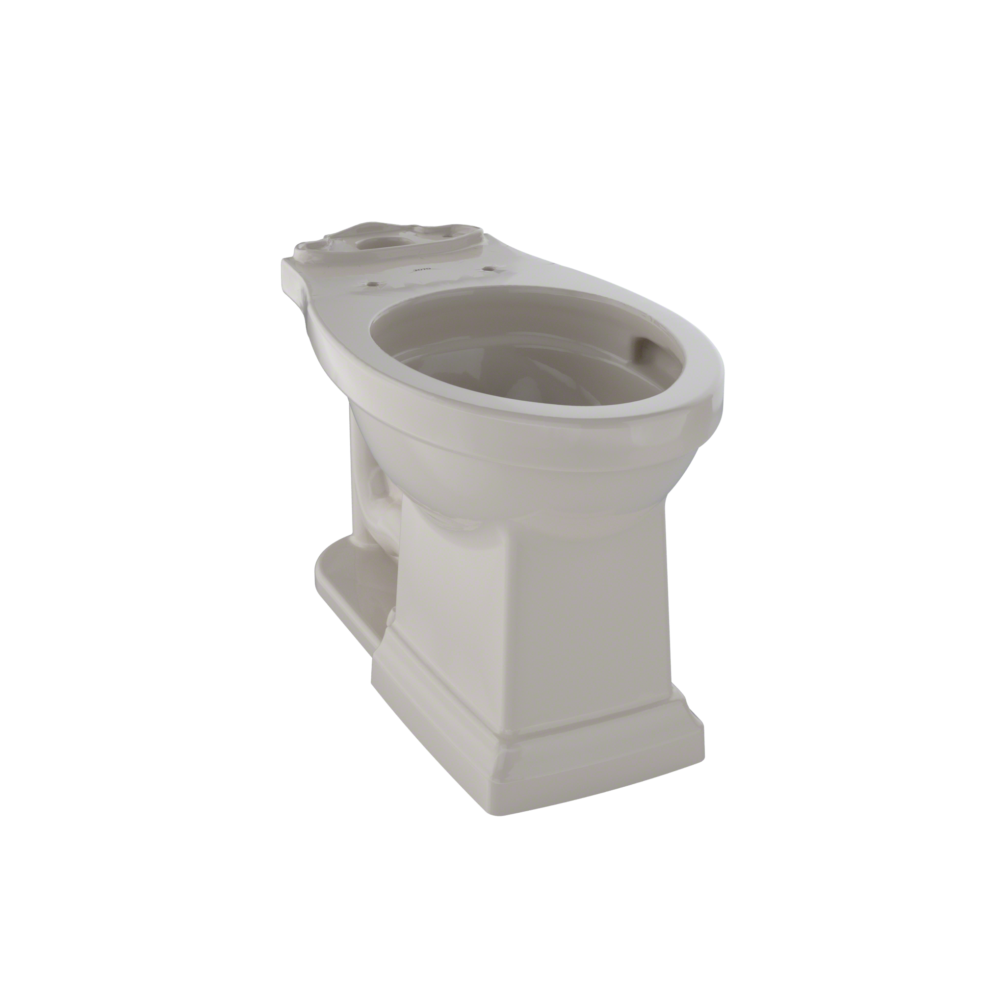 TOTO Promenade II Universal Height Toilet Bowl with CEFIONTECT, Bone, Vitreous China, C404CUFG#03