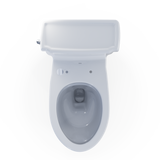 TOTO WASHLET+ Eco Guinevere Elongated 1.28 GPF Universal Height Toilet, S7A Classic Bidet Seat with AutoFlush and Auto Open/Close, Cotton White, Vitreous China|Plastic, MW9744734CEFGA#01