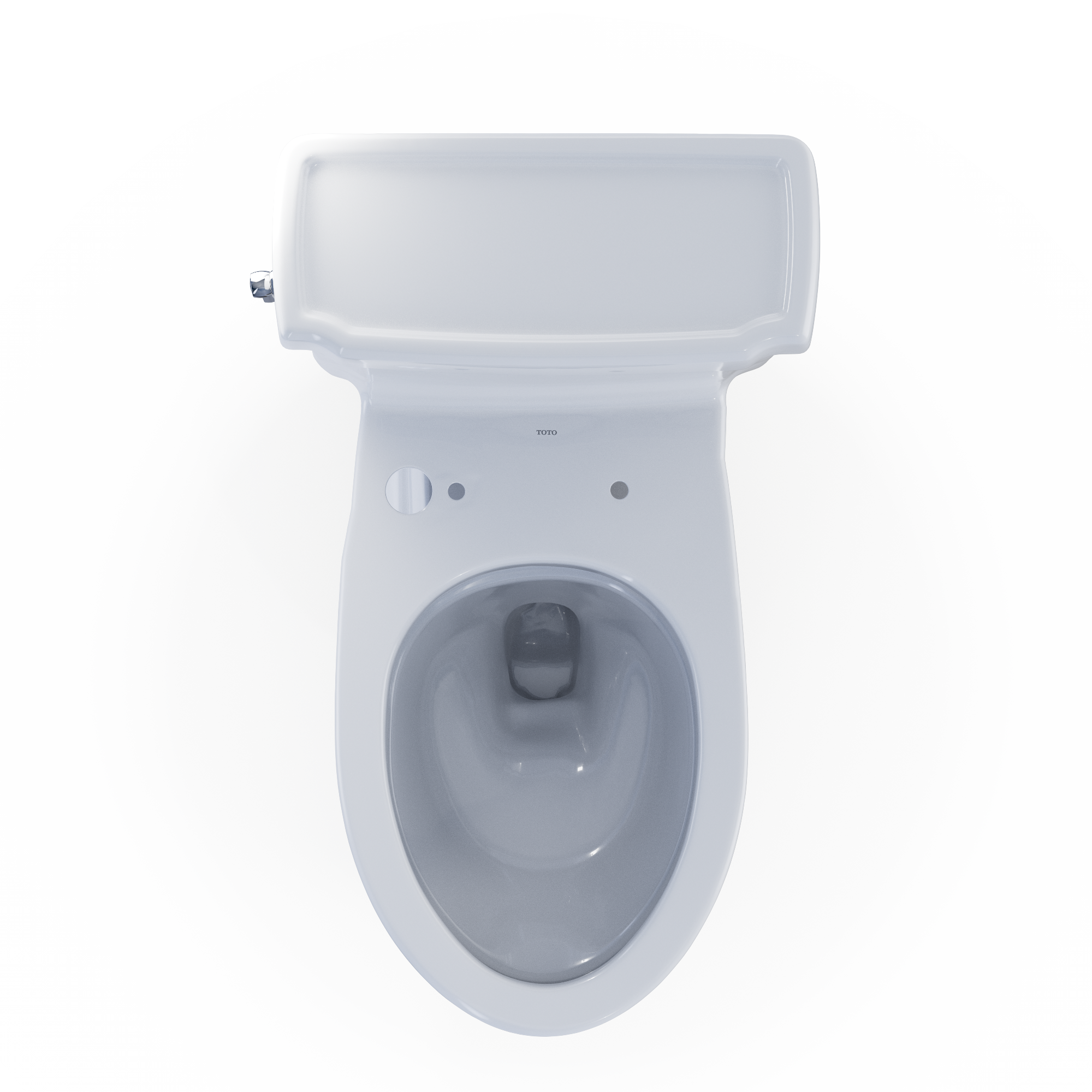 TOTO Eco Guinevere Elongated 1.28 GPF Universal Height Skirted Toilet with CEFIONTECT and SoftClose Seat, Cotton White, Vitreous China|Plastic, MS974224CEFG#01