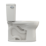 TOTO Drake Two-Piece Round 1.6 GPF Universal Height TORNADO FLUSH Toilet with CEFIONTECT, Sedona Beige, Vitreous China, CST775CSFG#12