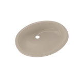 TOTO Dantesca Oval Undermount Bathroom Sink with CEFIONTECT, Bone, Vitreous China, LT597G#03