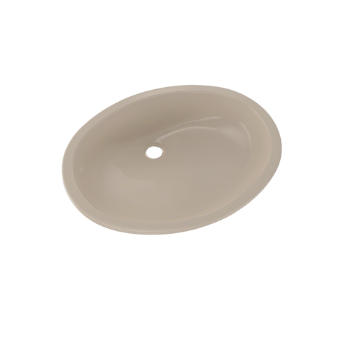 TOTO Dantesca Oval Undermount Bathroom Sink with CEFIONTECT, Bone, Vitreous China, LT597G#03