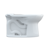 TOTO Drake Elongated Universal Height TORNADO FLUSH Toilet Bowl with 10 Inch Rough-In and CEFIONTECT, Cotton White, Vitreous China, C776CEFG.10#01