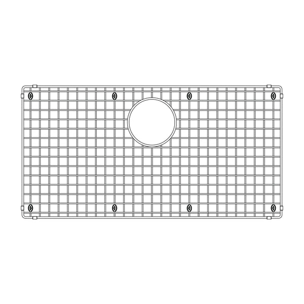 Blanco Stainless Steel Sink Grid for Quatrus 32" Single Bowl Sinks, 235968