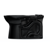 TOTO Drake Elongated Universal Height Universal Height TORNADO FLUSH Toilet Bowl, Ebony, Vitreous China, C776CEF#51