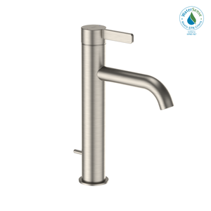 Alternate Image for TOTO GF 1.2 GPM Single Handle Semi-Vessel Bathroom Sink Faucet with COMFORT GLIDE Technology, Brushed Nickel, Stainless Steel, TLG11303U#BN