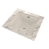 TOTO Legato Rectangular Undermount Bathroom Sink with CEFIONTECT, Sedona Beige, Vitreous China, LT624G#12