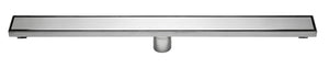 Alternate Image for ALFI brand ABLD32B-PSS 32" Modern Polished Stainless Steel Linear Shower Drain with Solid Cover