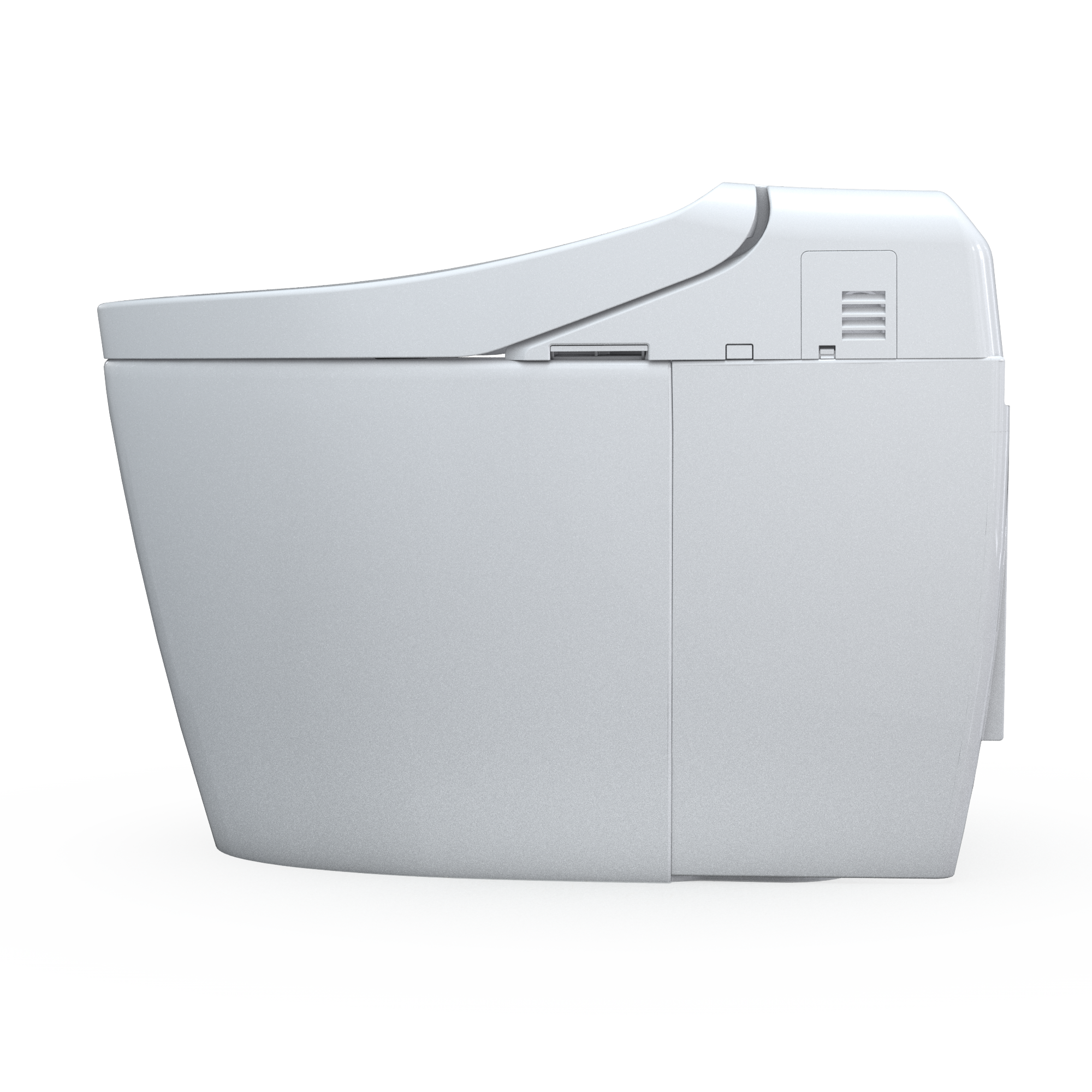 TOTO WASHLET G450 1.0 or 0.8 GPF Smart Toilet with Integrated Bidet Seat and CEFIONTECT, Cotton White, Vitreous China|Plastic, MS922CUMFG#01