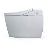 TOTO WASHLET G450 1.0 or 0.8 GPF Smart Toilet with Integrated Bidet Seat and CEFIONTECT, Cotton White, Vitreous China|Plastic, MS922CUMFG#01