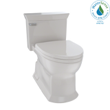 TOTO Eco Soire One Piece Elongated 1.28 GPF Universal Height Skirted Toilet with CEFIONTECT, Sedona Beige, Vitreous China, MS964214CEFG#12