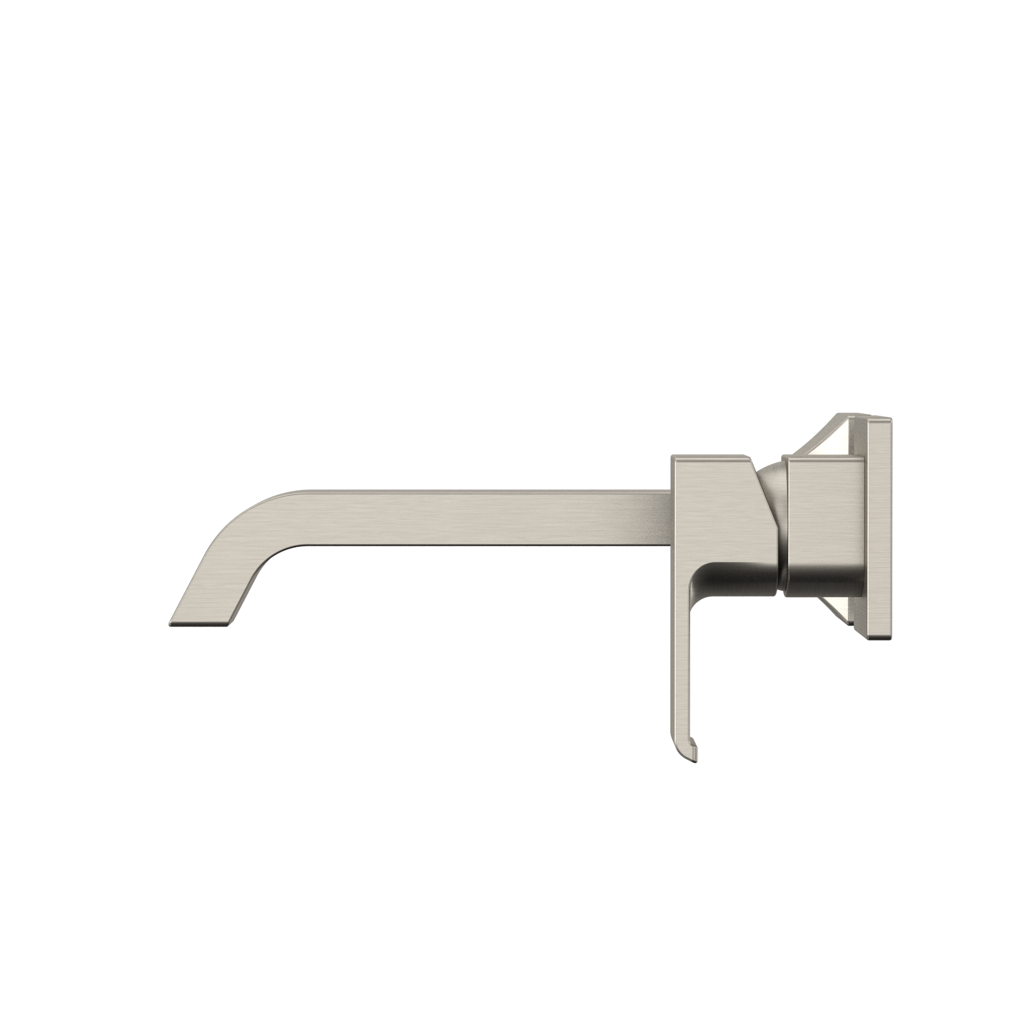 TOTO GC 1.2 GPM Wall-Mount Single-Handle Long Bathroom Faucet with COMFORT GLIDE Technology, Brushed Nickel, Brass, TLG08308U#BN