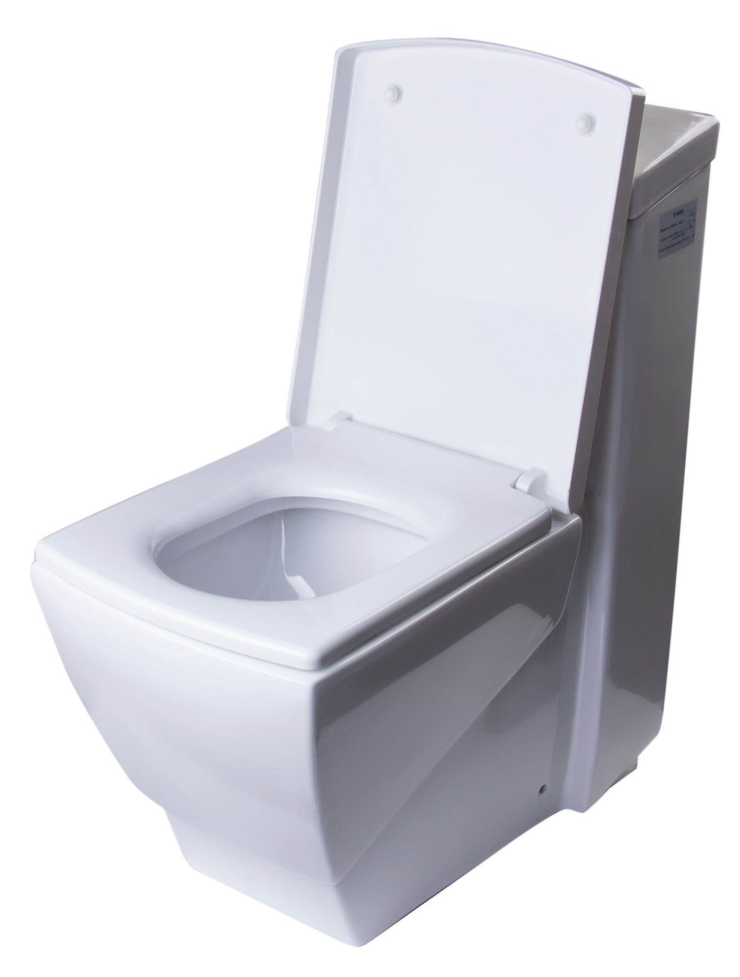 EAGO Porcelain, White, TB336 One Piece High-Efficiency Low Flush Ceramic Toilet