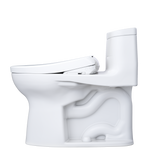 TOTO WASHLET+ Supreme II One-Piece Elongated 1.28 GPF Toilet and WASHLET+ S7A Contemporary Bidet Seat, Cotton White, Vitreous China|Plastic, MW6344736CEFG#01