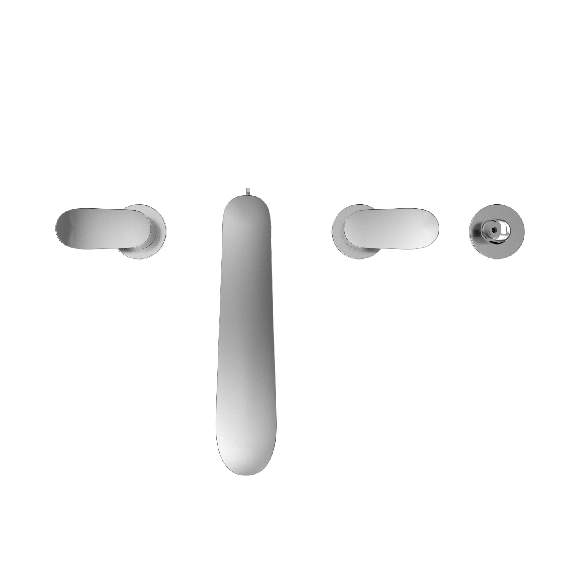 TOTO GO Two-Handle Deck-Mount Roman Tub Filler Trim with Handshower, Polished Chrome, Brass, TBG01202U#CP