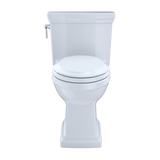 TOTO Promenade II 1G One-Piece Elongated 1.0 GPF Universal Height Toilet with CEFIONTECT, Cotton White, Vitreous China, MS814224CUFG#01