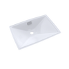 TOTO Lloyd Rectangular Undermount Bathroom Sink, Cotton White, Vitreous China, LT931#01