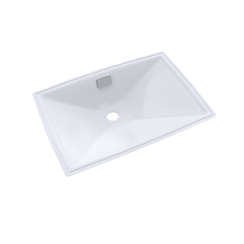 TOTO Lloyd Rectangular Undermount Bathroom Sink, Cotton White, Vitreous China, LT931#01