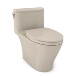 TOTO Nexus 1G One-Piece Elongated 1.0 GPF Universal Height Toilet with CEFIONTECT and SS124 SoftClose Seat, WASHLET+ Ready, Bone, Vitreous China, MS642124CUFG#03