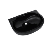 TOTO 19-11/16" x 13-3/4" Oval Undermount Bathroom Sink, Ebony, Vitreous China, LT546#51