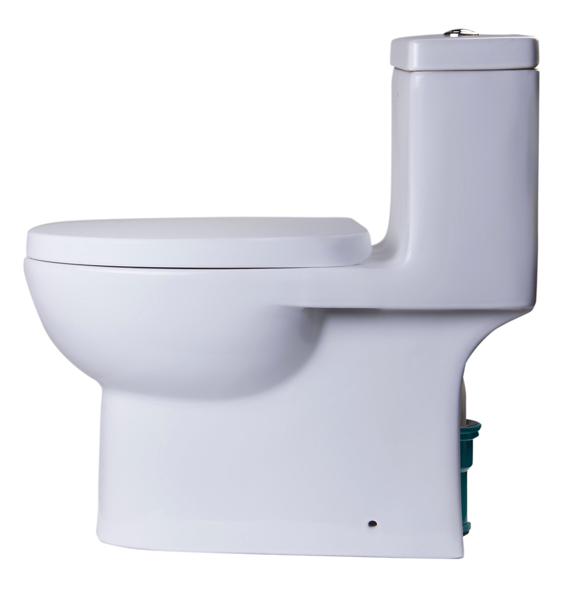 EAGO Porcelain, White, TB359 Dual Flush One Piece High Efficiency Low Flush Ceramic Toilet