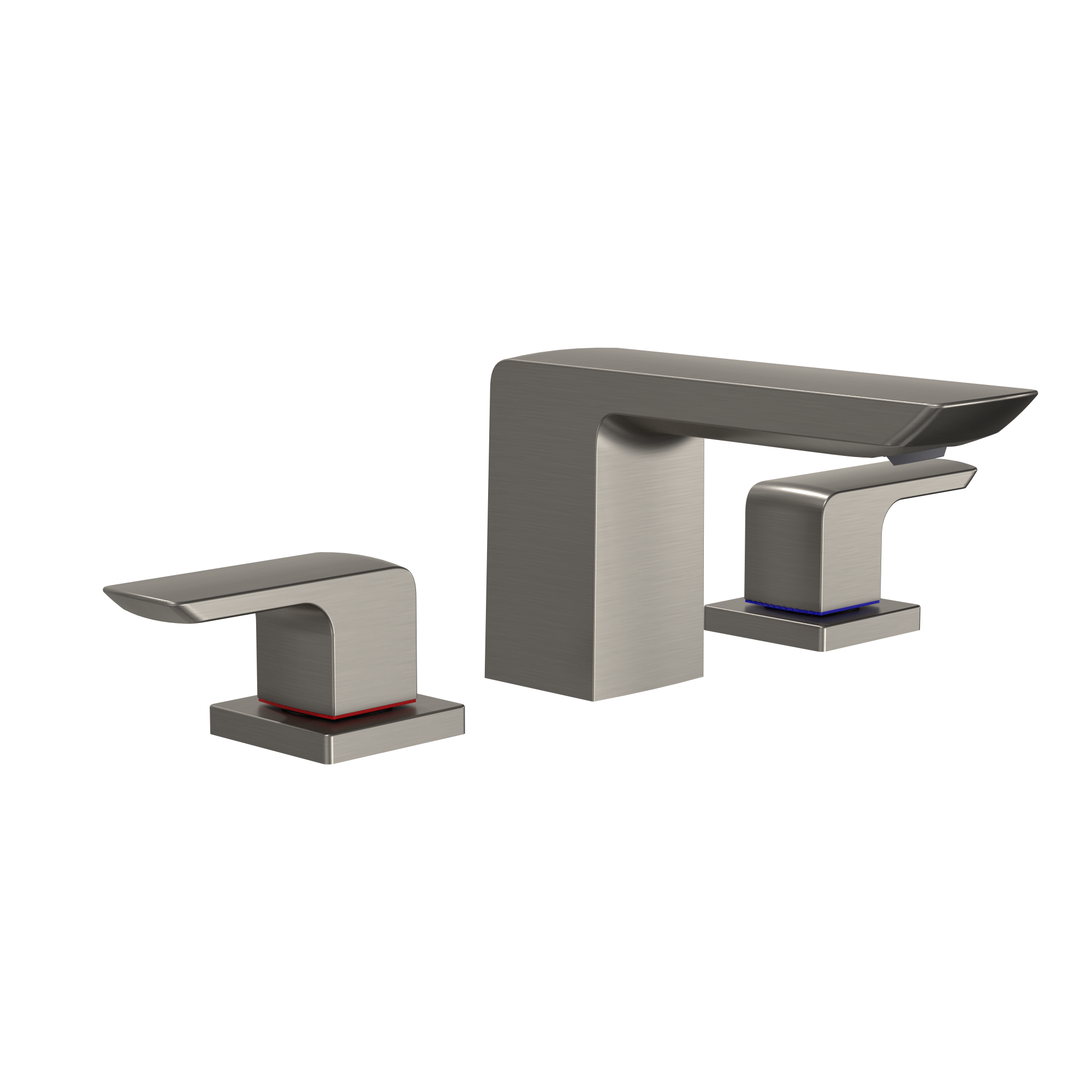 TOTO GR Series 1.2 GPM Two Handle Widespread Bathroom Sink Faucet with Drain Assembly, Brushed Nickel, Brass, TLG02201U#BN