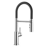 Blanco Catris Flexo Semi-Pro Pull-Down Dual-Spray Kitchen Faucet, Chrome, 1.5 GPM, Brass, 402447