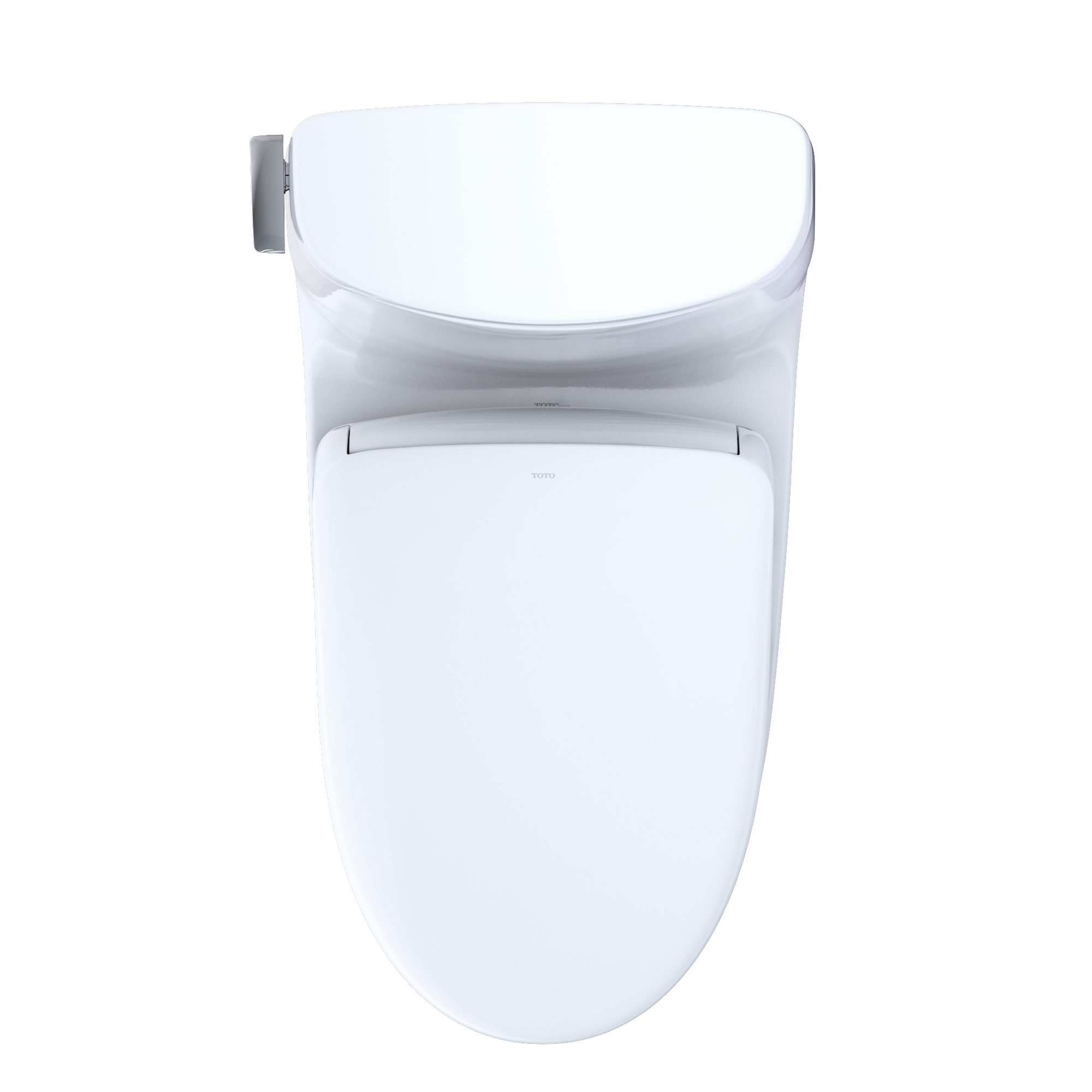 TOTO WASHLET+ Carlyle II 1G One-Piece Elongated 1.0 GPF Toilet with Auto Flush WASHLET+ S7A Contemporary Bidet Seat, Cotton White, Vitreous China|Plastic, MW6144736CUFGA#01