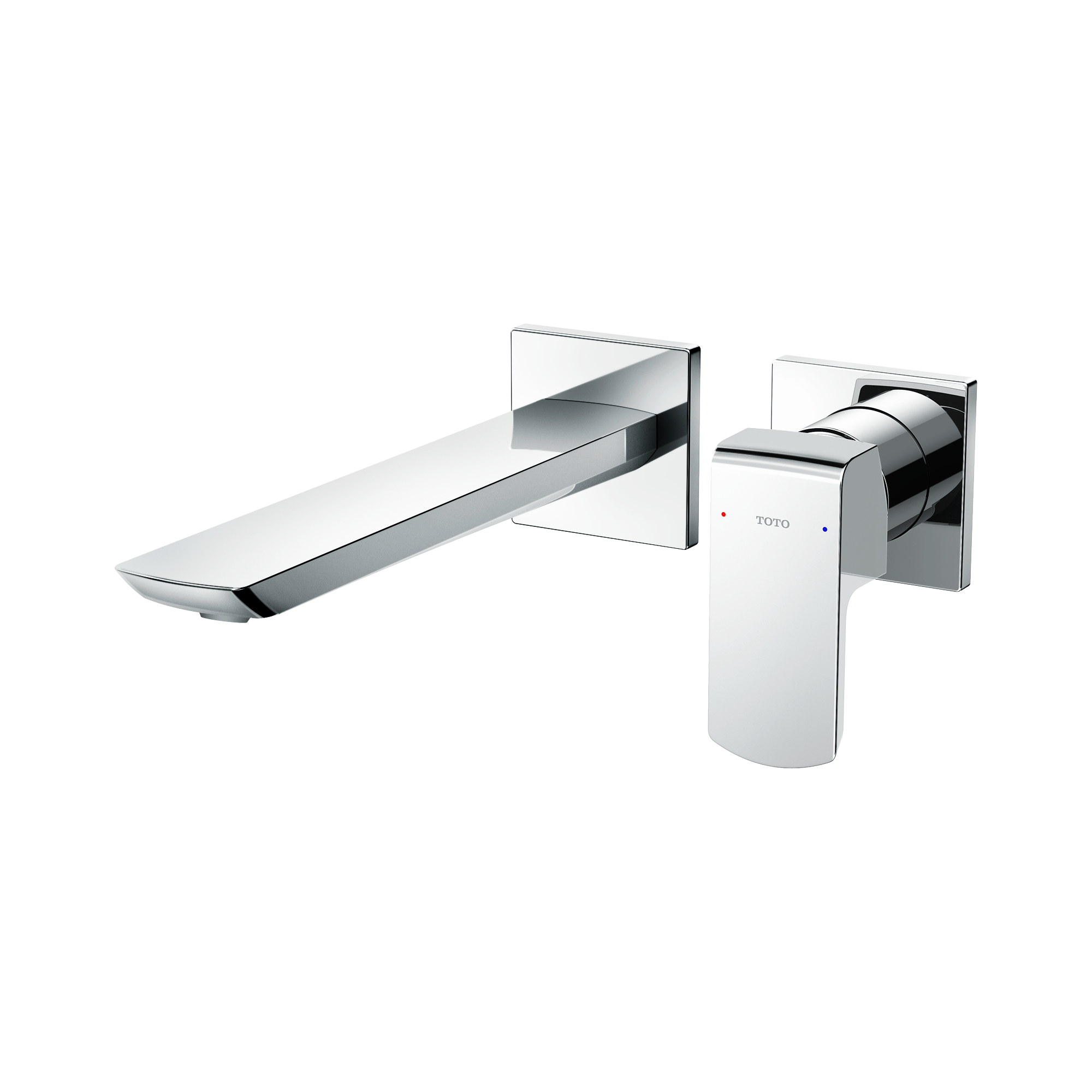 TOTO GR 1.2 GPM Wall-Mount Single-Handle Bathroom Faucet with COMFORT GLIDE Technology, Polished Chrome, Brass, TLG02311U#CP