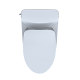 TOTO Nexus 1G One-Piece Elongated 1.0 GPF Universal Height Toilet with CEFIONTECT and SS234 SoftClose Seat, WASHLET+ Ready, Cotton White, Vitreous China, MS642234CUFG#01