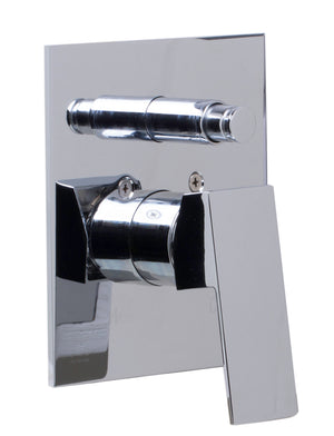 Alternate Image for ALFI brand AB5601-PC Polished Chrome Shower Valve Mixer with Square Lever Handle and Diverter, Brass