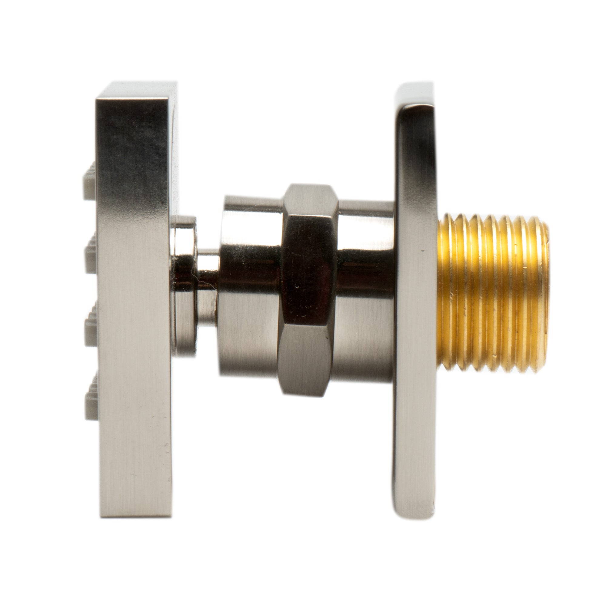 ALFI brand AB3820-BN Brushed Nickel 2" Square Adjustable Shower Body Spray, Brass
