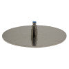 ALFI brand LED16R-BN Brushed Nickel 16" Round Multi Color LED Rain Shower Head, Brass