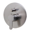 ALFI brand AB3101-BN Brushed Nickel Shower Valve Mixer with Rounded Lever Handle and Diverter, Brass