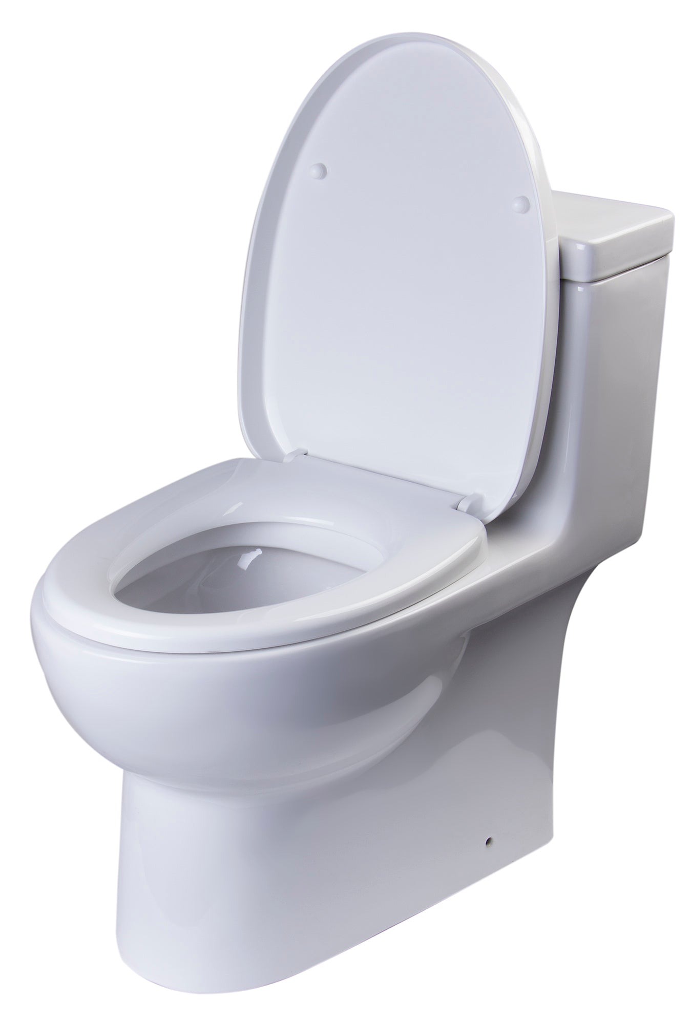 EAGO Porcelain, White, TB359 Dual Flush One Piece High Efficiency Low Flush Ceramic Toilet