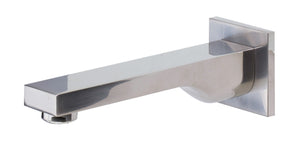 Alternate Image for ALFI brand Brass, AB9201-BN Brushed Nickel Wallmounted Tub Filler Bathroom Spout