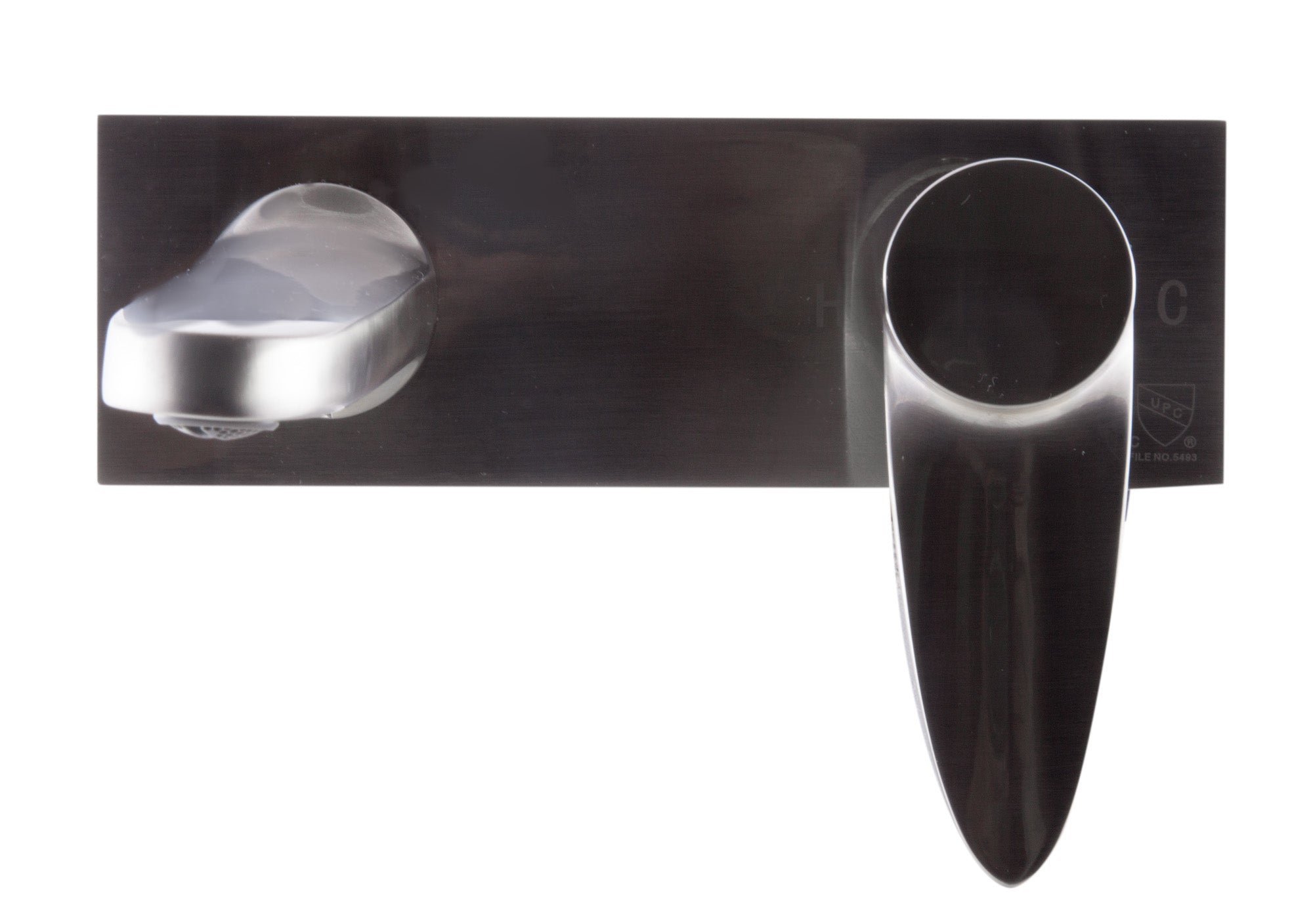 ALFI Brushed Nickel Wall Mounted Modern Bathroom Faucet, AB1772-BN