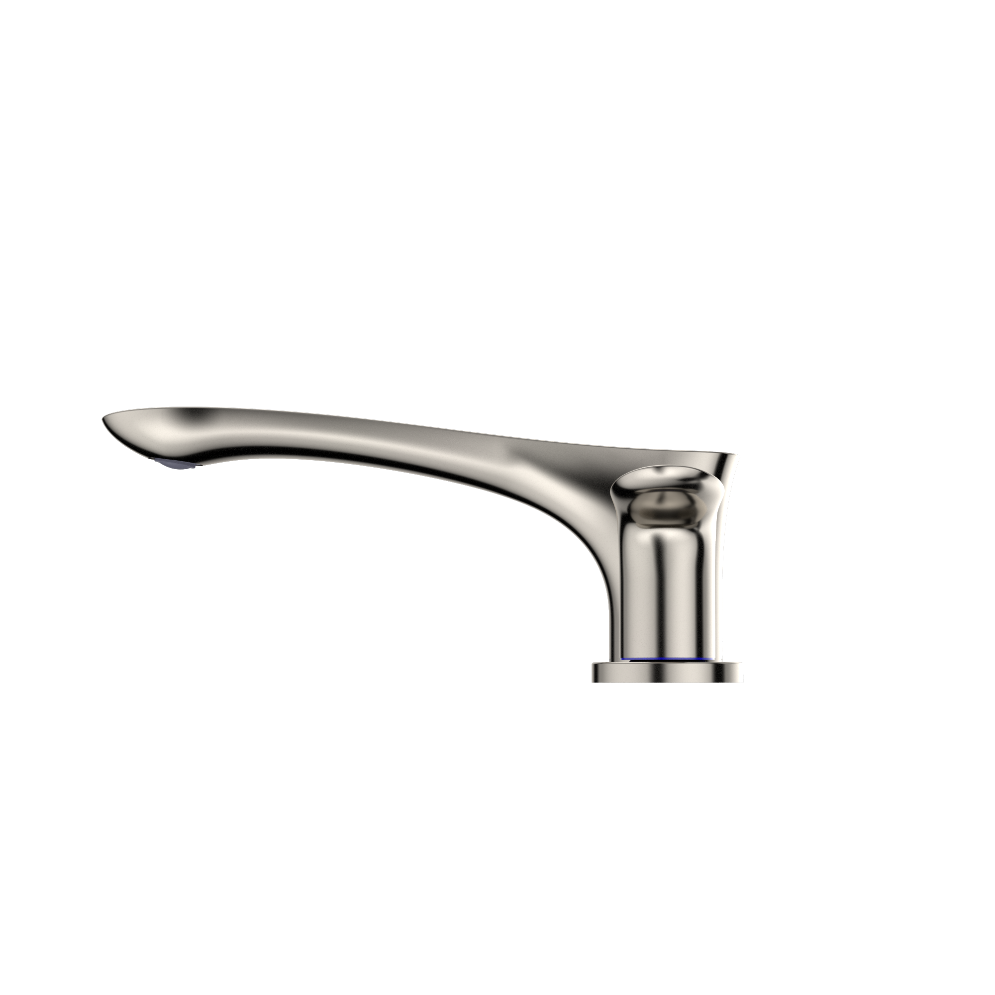 TOTO GO Two-Handle Deck-Mount Roman Tub Filler Trim, Polished Nickel, Brass, TBG01201U#PN