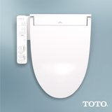 TOTO WASHLET KC2 Electronic Bidet Toilet Seat with Heated Seat and SoftClose Lid, Elongated, Cotton White, Plastic, SW3024#01