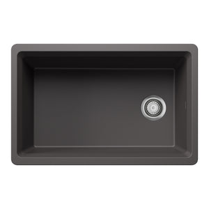 Alternate Image for Blanco Inteos 30" Undermount Silgranit Workstation Kitchen Sink, Cinder, No Faucet Hole, 443305
