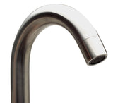 ALFI brand Brass, AB2534-BN Brushed Nickel Single Lever Floor Mounted Tub Filler Mixer w Hand Held Shower Head